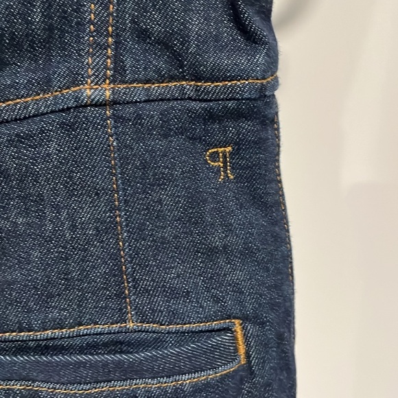 Anthropologie NWT Strapless Denim Corset Jumpsuit - 8 (runs small) - Picture 9 of 15